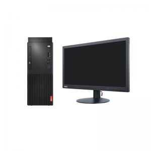 聯想(Lenovo) 啟天M420-D002(C) (i3-8100/4GB/1TB/無光驅/聯想智能云教室/19.5寬屏顯示器）臺式計算機