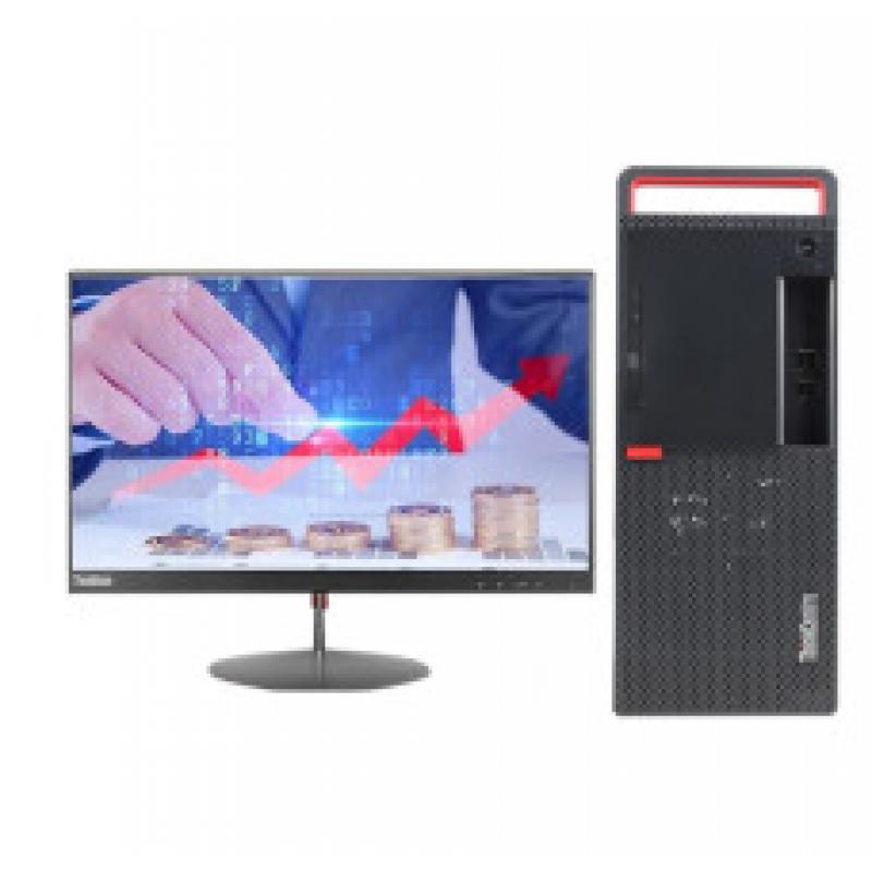 聯想(Lenovo)ThinkCentre M720t-N030 (i5-9400/8GB/128G SSD+1TB/無光驅/180W電源/USB鍵鼠/云教室/Win10/19.5顯示器)臺式計算機