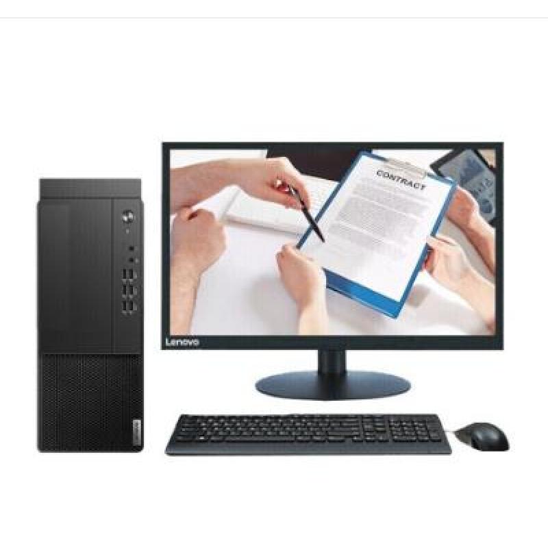 聯想/LENOVO  啟天M433-A186 （ Core i3-10105 3.7G 4C/8GB DDR4/256GB SSD M.2?/win 11home/云教室/鍵鼠/19.5顯示器）臺式計算機