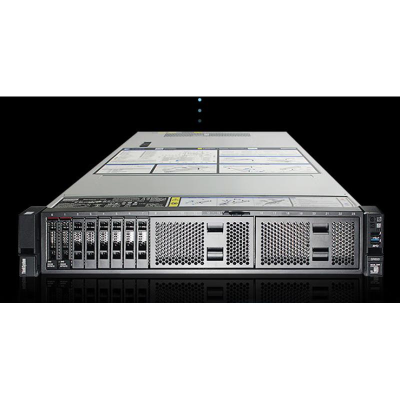 聯想(Lenovo)ThinkSystem SR650/SR650 2U雙路 機架服務器主機 1*銅牌3204 6核1.9G CPU單電源 16G內存丨2*1.2T丨530-8i 