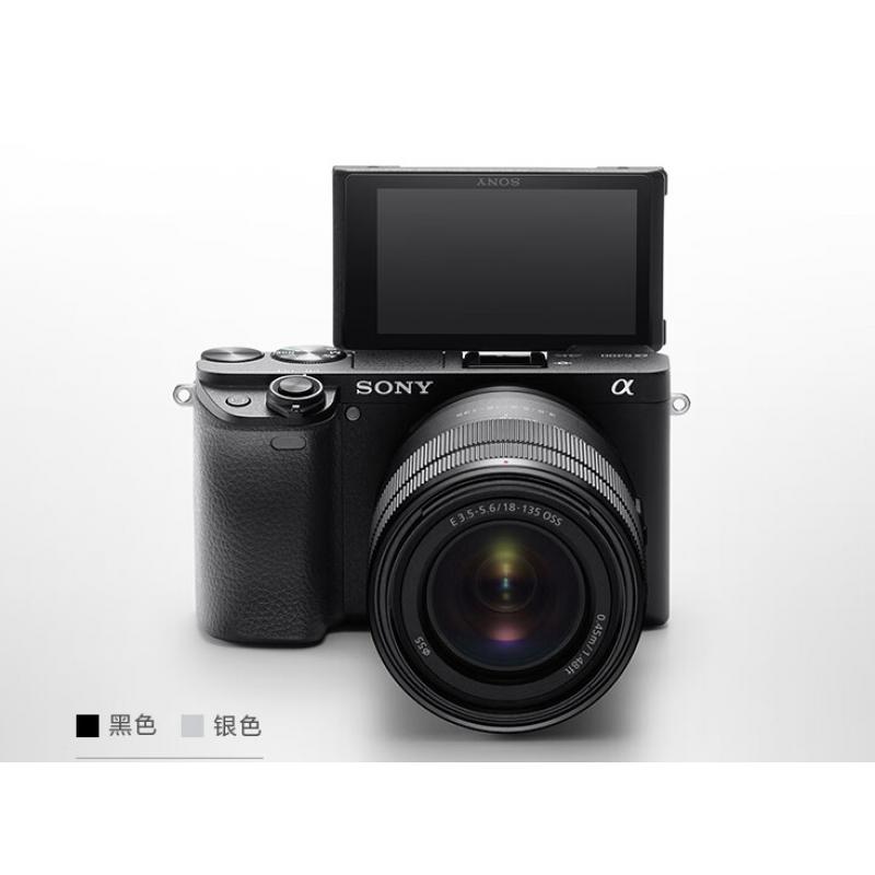 照相機 索尼/SONY A6400 18-135mm 2.5-3.0英寸 2000-2999萬 微單微電 APS-C SD卡 單鏡頭套機 黑色